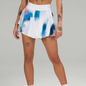 Lululemon Court Rival High-Rise Skirt Baseline Wash Print Multi 1674